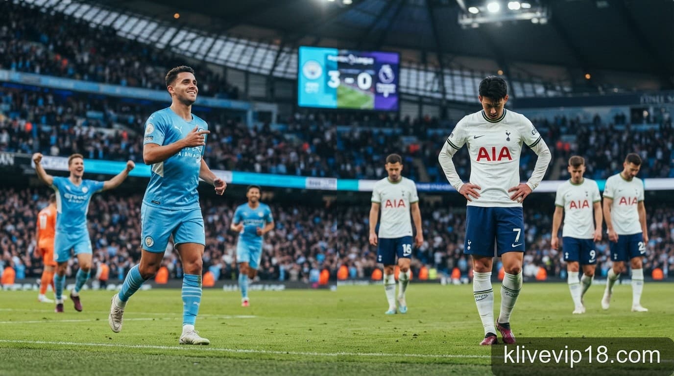 Bảng xếp hạng Premier League tháng 10/2026: Man City dẫn đầu, Tottenham gây thất vọng lớn